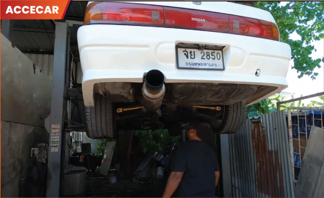 rửa gầm xe ô tô