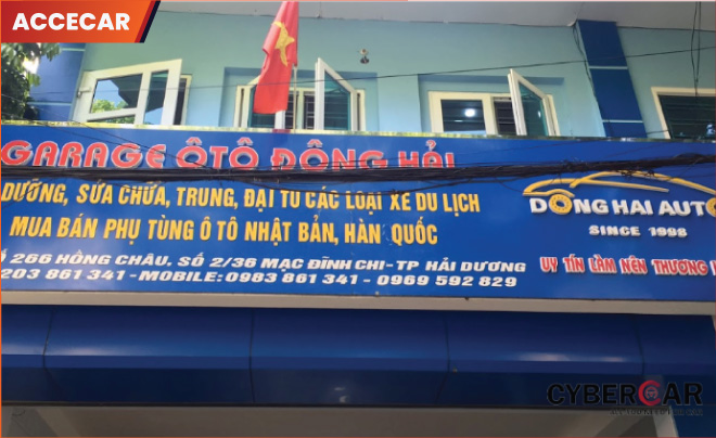 gara ô tô tại hải dương
