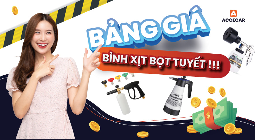 bình xịt bọt tuyết