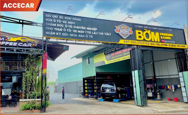 Tổng hợp bảng giá rửa xe ô tô TPHCM của 7+ gara chăm sóc xe uy tín nhất 12 Bờm Parking&Care - Rửa xe ô tô quận Tân Bình