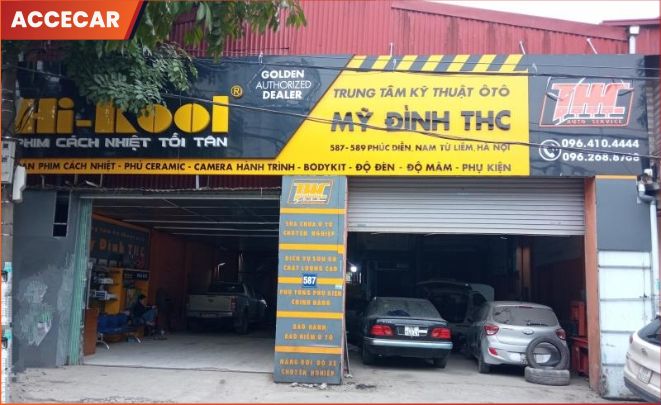 Trung tâm hàn kính ô tô - Gara Mỹ Đình THC