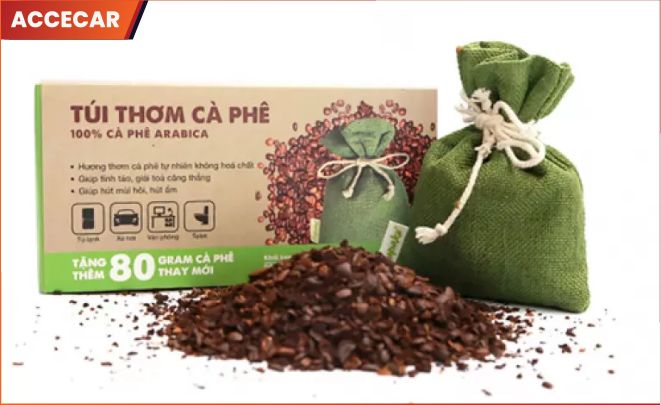 Túi thơm cà phê để trong xe ô tô Hapaku