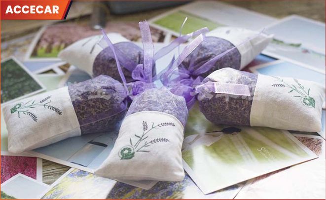 Túi thơm treo xe ô tô - Hương thơm oải hương sảng khoái